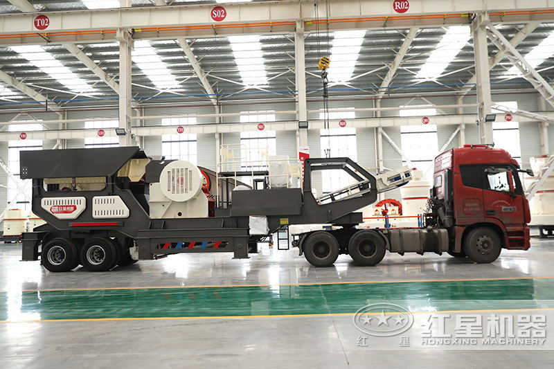 移動(dòng)粉絲機(jī)配置鄂破，搭載車頭直接行走