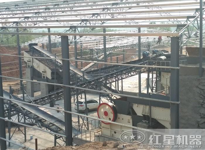 石料破碎生產(chǎn)線，設(shè)備展示