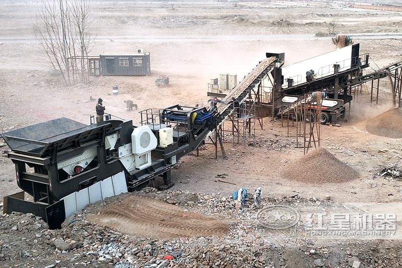 建筑垃圾粉碎機生產(chǎn)現(xiàn)場