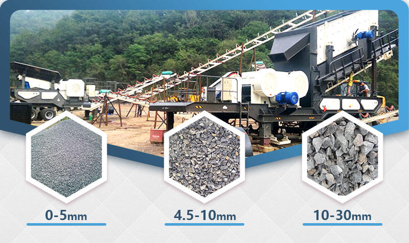 移動(dòng)式瀝青路面破碎機(jī)，可處理廢舊瀝青、水泥塊、混凝土塊等