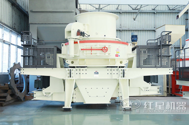 花崗巖用打沙機，成品骨料粒度細、均勻、粒形好