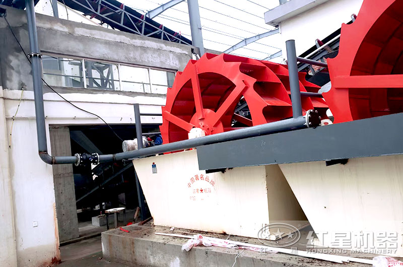 附帶洗砂機(jī)設(shè)備，洗凈度高達(dá)99%