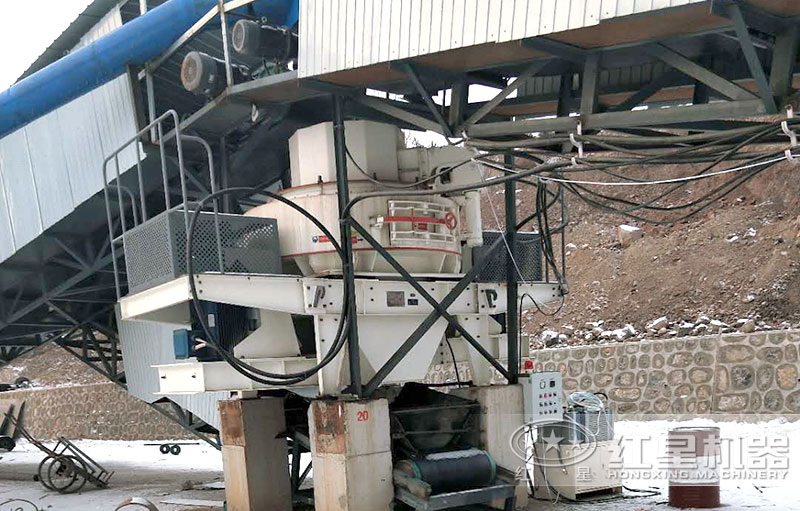 紅星制砂機現(xiàn)場展示